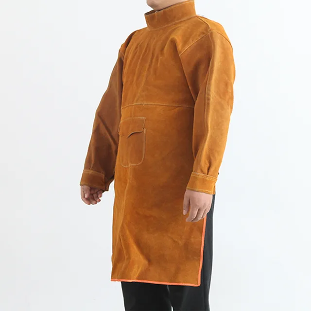Heavy Duty Leather Welding Apron Flame & Heat Resistant
