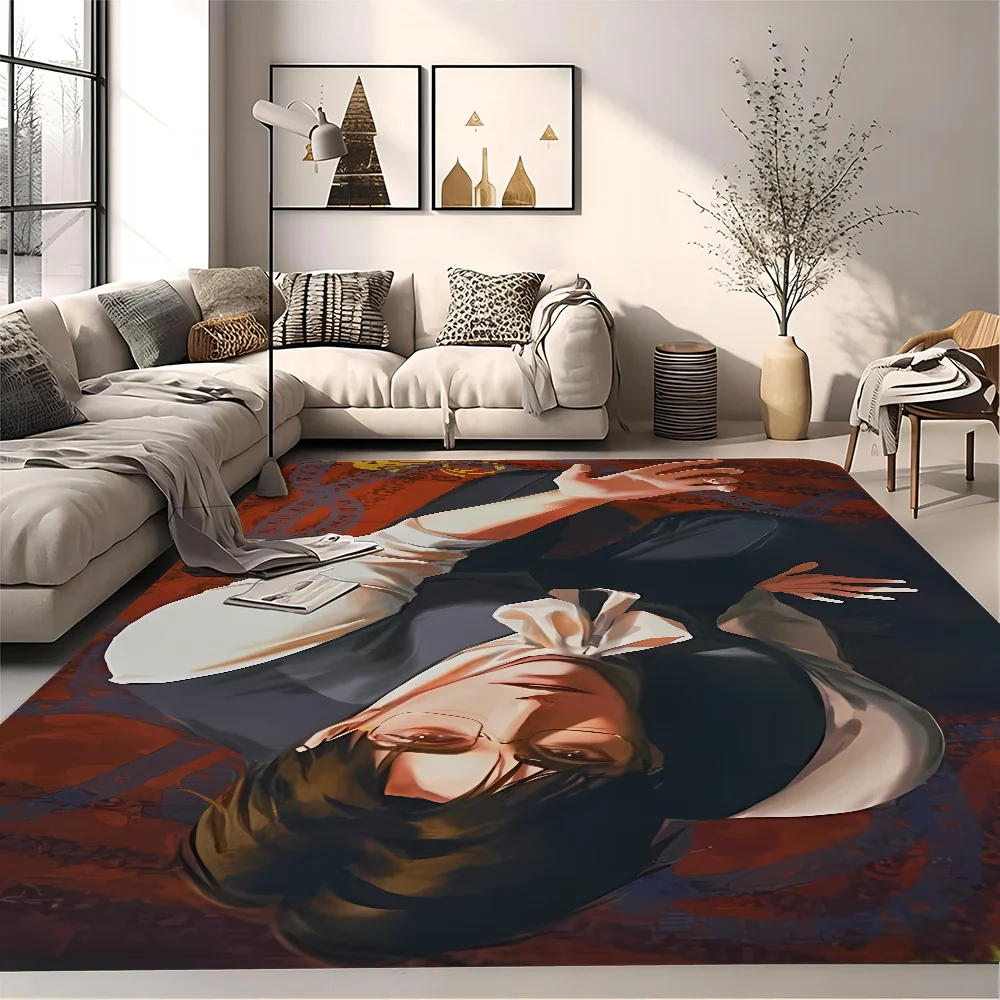 Cartoon Light and Night Love Anime Kitchen Mat Kids Room Bedroom Decoration Balcony Anti-Slip Doormat Living Room Alfombra