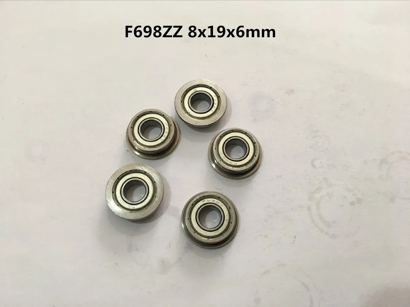 F692ZZ F693ZZ F694ZZ F695ZZ F696ZZ F697ZZ F698ZZ F699ZZ Flange Ball Bearing Metal Shielded Flanged Bearing 50pcs ball bearings metal shielded ball bearings