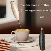 2025 New Stylish Multifunctional Handheld Electric Mixer Battery Operated Dual-head Whisk for Cappuccino, Matcha, Eggs, Lattes 2