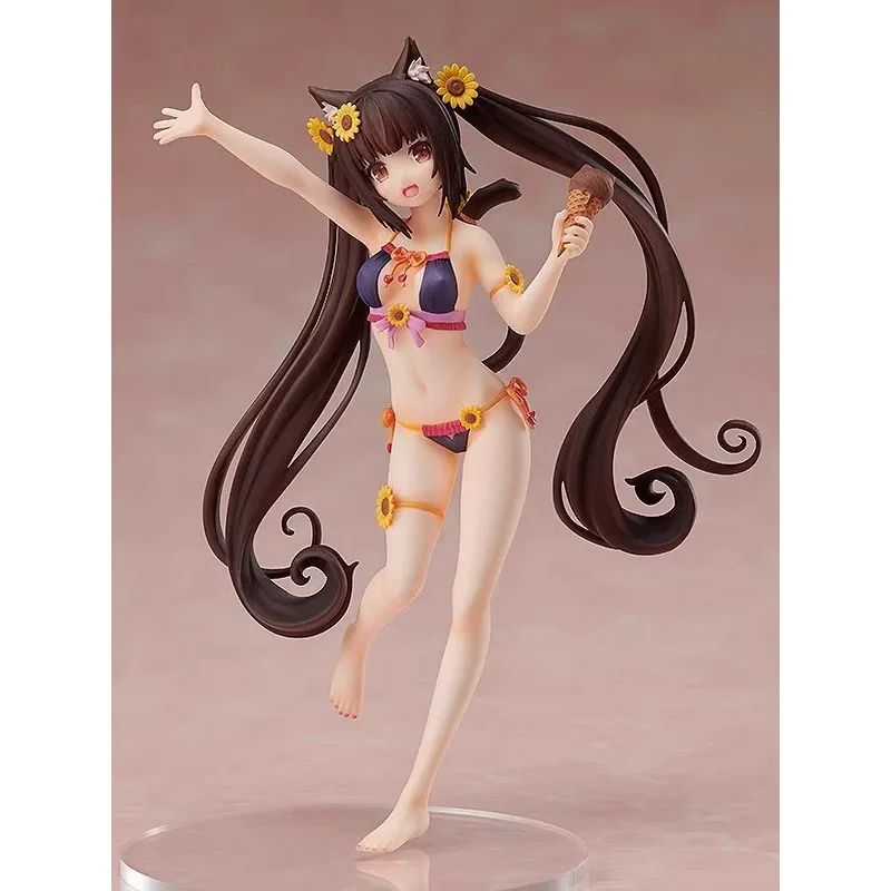 

Genuine Figure S-style NEKOPARA Vol.1 Soleil Opened! Chocolate Swimwear Ready in Stock No Box