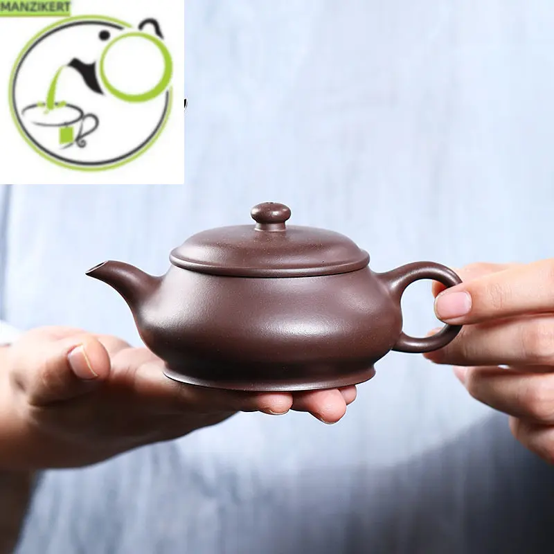 

Yixing Purple Clay Pot Handmade Tea Pot Kung Fu Tea Set Original Mine Hundred Eyes Purple Clay Ming Furnace Pot Chinese Tea Pot