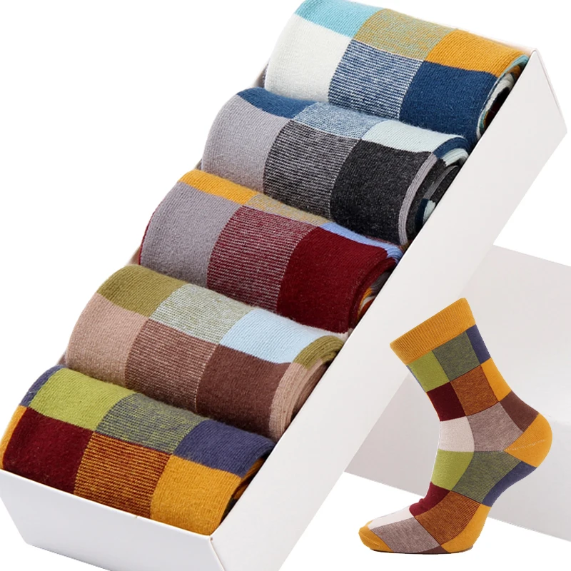 Mysocks Calzini Unisex In Cotone Pettinato, 3 Paia, Riga Scura Multicolore, Taglia 41-46 - Comodi E Antiscivolo - 2