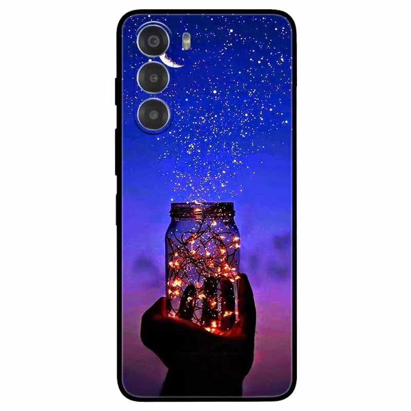 Cute Cartoon Soft TPU Silicone Phone Case - Painted Cat Design