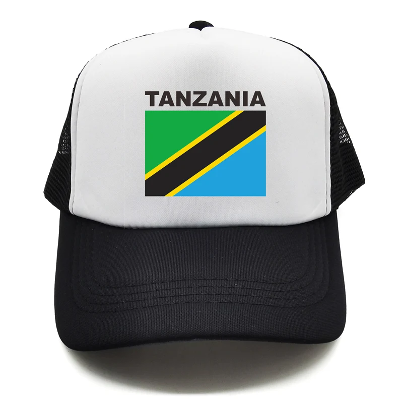 

Tanzania Trucker Cap Summer Men Cool Country Flag Hat Baseball Caps Unisex Outdoor Mesh Net Caps