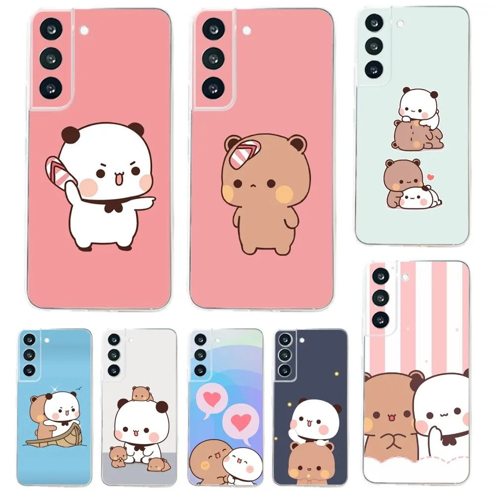 Custodia Per Telefono Cartoon Bear Bubu Dudu Per Samsung Galaxy A71,70,52,51,40,31,A50,30S,21S,03S, Note20Cover Ultra Trasparente