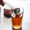 Reusable Steel Mesh Tea Infuser Sphere - Anti-Scald Handle Herb Coffee Filter Strainer Practical Kitchen Gadget Tea Diffuser T1F 5