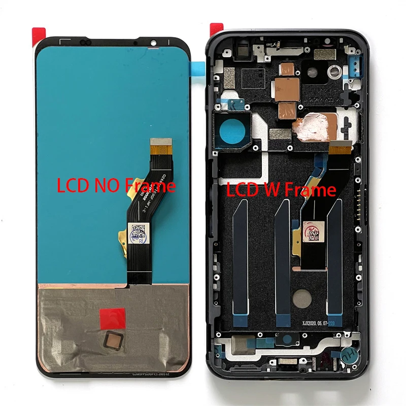 Zte nubia Red magic 5g,6.65インチ用のオリジナルAmoled LCD