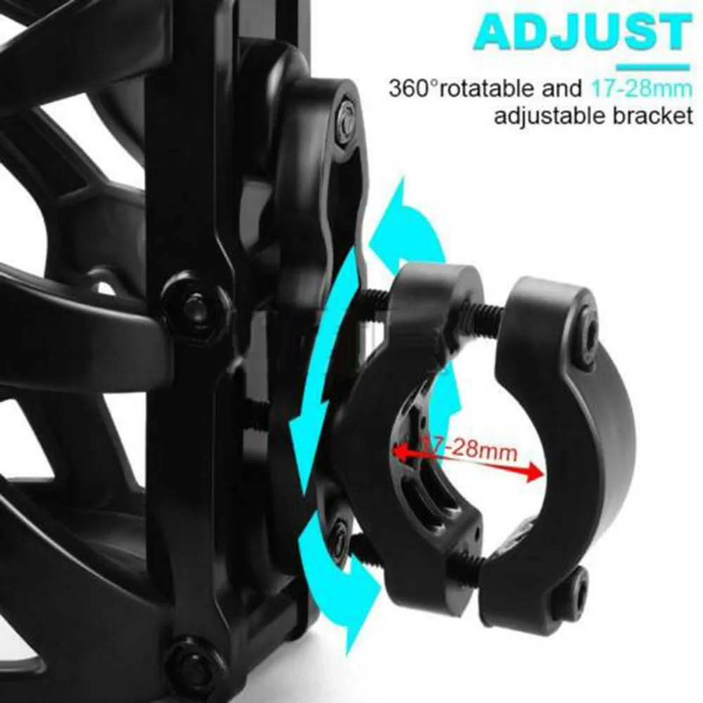 

Useful Durable Water Cup Holder Accessories Adjustable Bicycle For Motorcycle ATV Handlebar Mount Light Weight