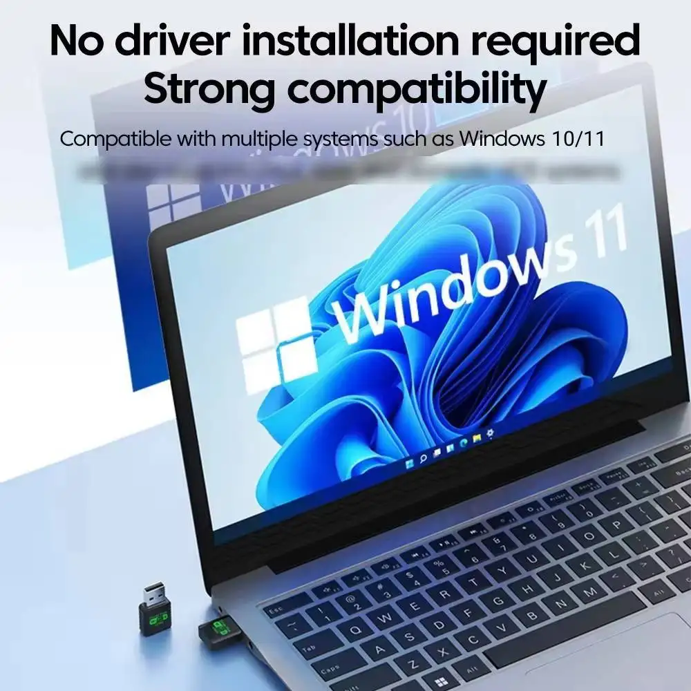 900Mbps USB WiFi Bluetooth 5.4 Adapter 2in1 Dongle Dual Band 2.4G 5GHz USB WiFi 6 Network Wireless Wlan Receiver DRIVER FREE