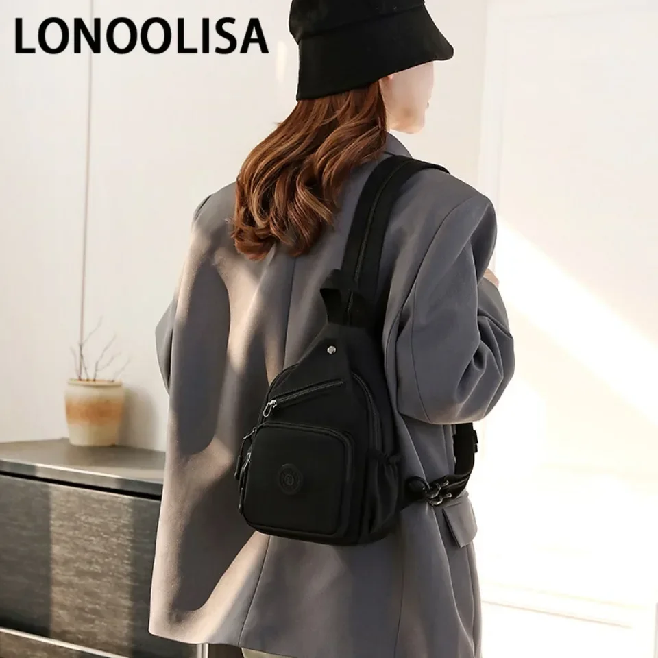 حقيبة ظهر مدرسية خفيفة للطلاب للمراهقات والأولاد حقيبة ظهر مدرسية مقاومة للماء للنساء والكمبيوتر المحمول حقيبة سفر من النايلون للجنسين