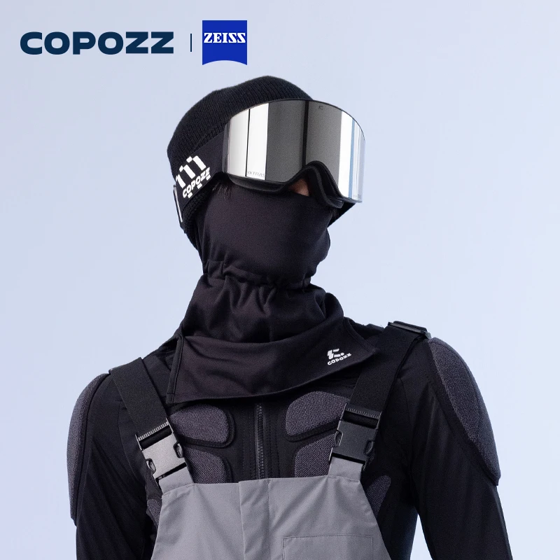 COPOZZ 2024 ZEISS HD Lens Professional Ski Goggles Upgraded Magnetic Quick-Change Double Layers Anti-fog UV400 Snow Glasses 6