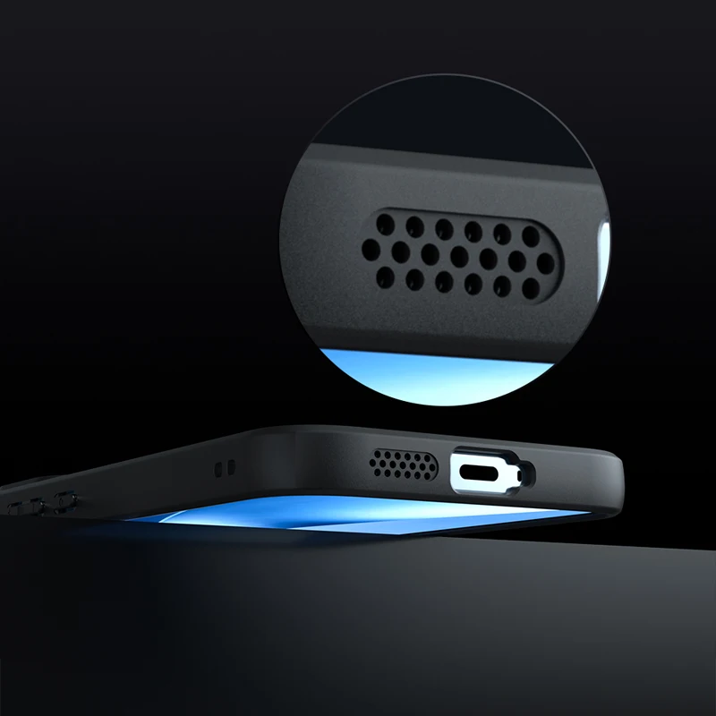 Matte Clear Magnetic Wireless Charging Phone Case with Skin Feel and Lens Protection