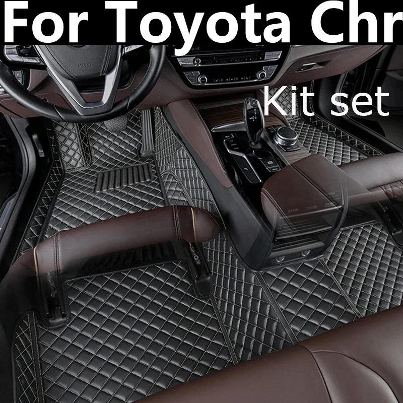 

Автомобильные коврики для Toyota Chr 2018-2021, Прямая поставка, аксессуары для салона автомобиля, 100% подходит для кожаных ковриков, накладки для ног