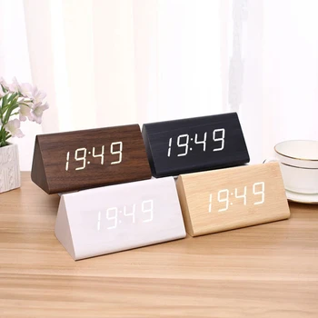Smart Table Clock with Temperature Display and Sound Control, Ideal for Bedrooms, Home Decorations, Table Alarm 1