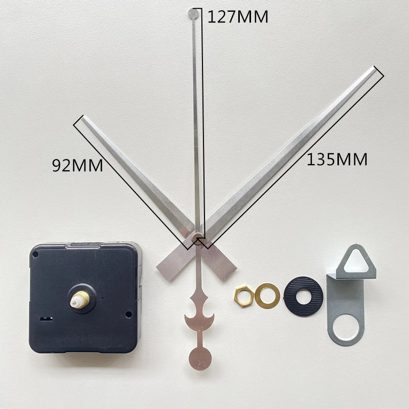 Silent Quartz Movement Wall Clock Mechanism with 12MM Shaft