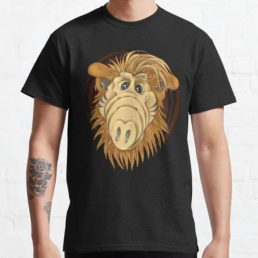 Melmac People ALF 80er Jahre Cartoon-Grafik-T-Shirts Retro-Stil Alien-Charakter TV-Show Unisex-T-Shirt Erwachsene alle Größen S-6XL