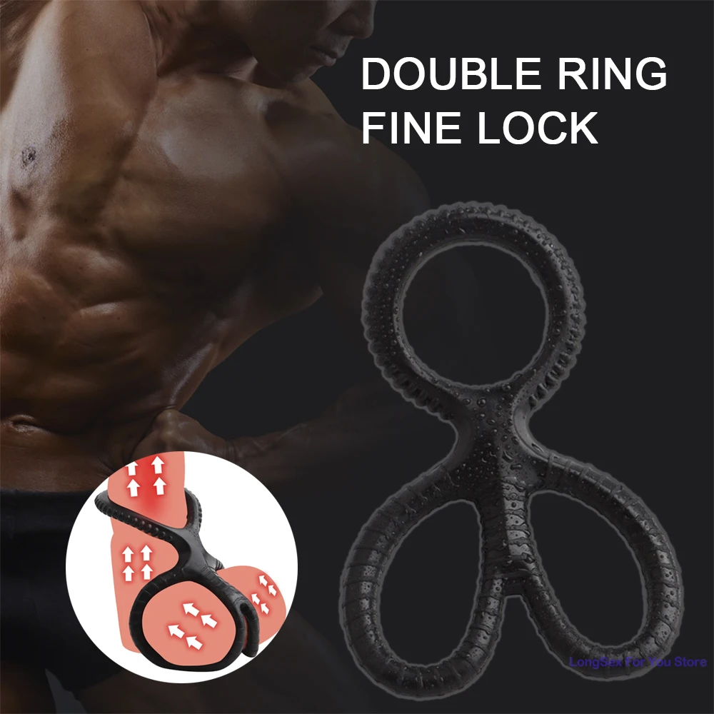 Penis Ring for men Delay Ejaculation Reusable Silicone Cock Ring Penis Enlargement Sexy Slave Stretchy Sex Toys silicone penis ring penis ring silicone penis rings