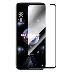 3D Full Glue Tempered Glass Full Screen Protector for Asus Rog Phone 7 (Black)