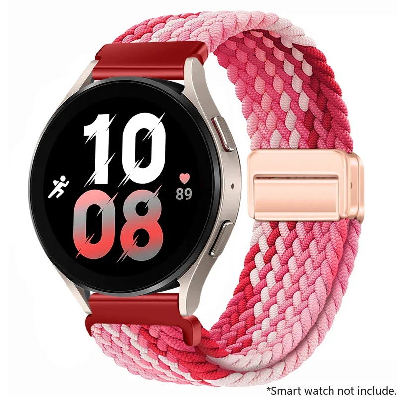 Adjustable Nylon Buckle Strap for Smartwatches - 22mm/20mm