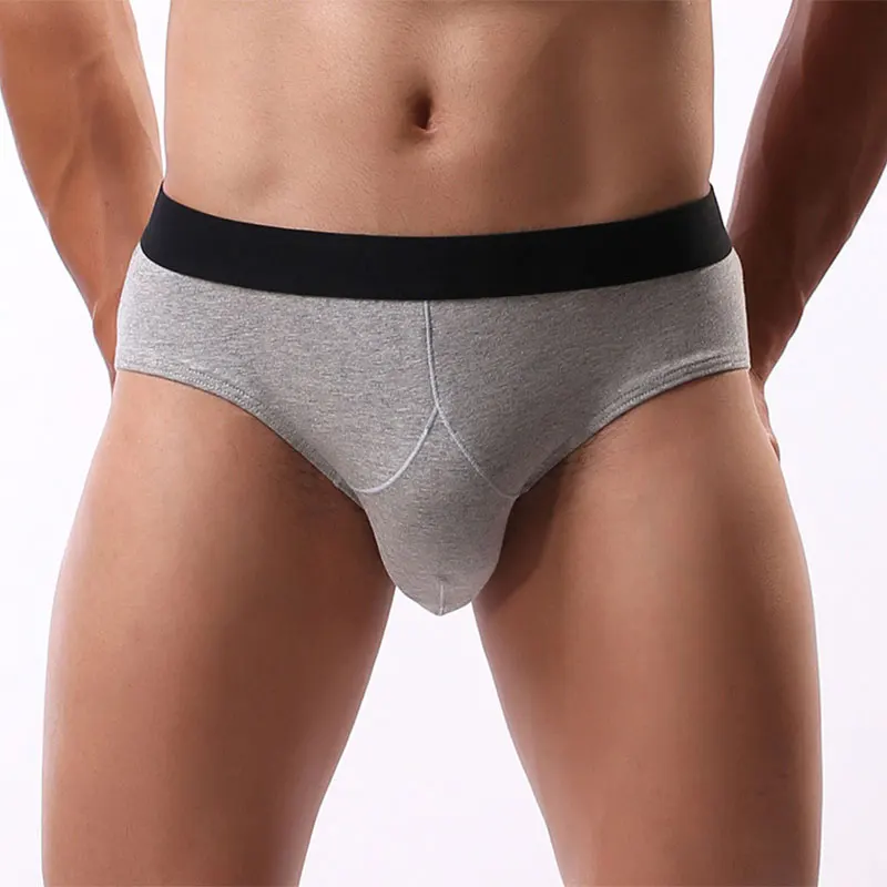 

EUR Size Sexy Underwear Man Mid Waist Cotton Briefs Jockstrap Mens Breathable Comfortable Panties Cueca Masculina Underpants