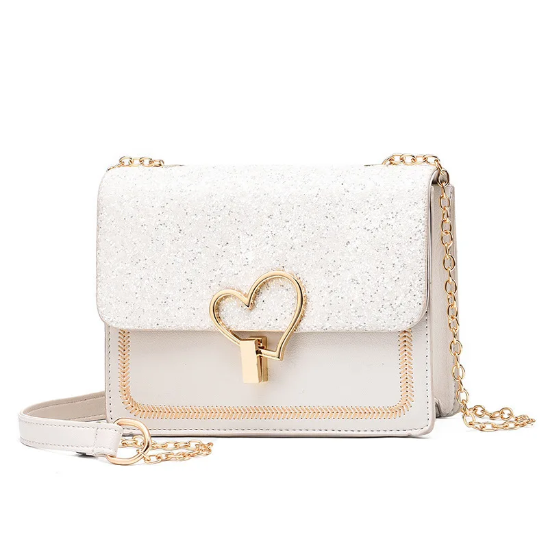

Bright Diamond Bag Women's Messenger Single Shoulder Leather Handbags Purse Crossbody High Quality Casual Classic Style Luxury
