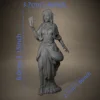Fortune Teller Miniatures Unpainted Miniatures for DND Tabletop and Role Playing Games Room Decoration 4