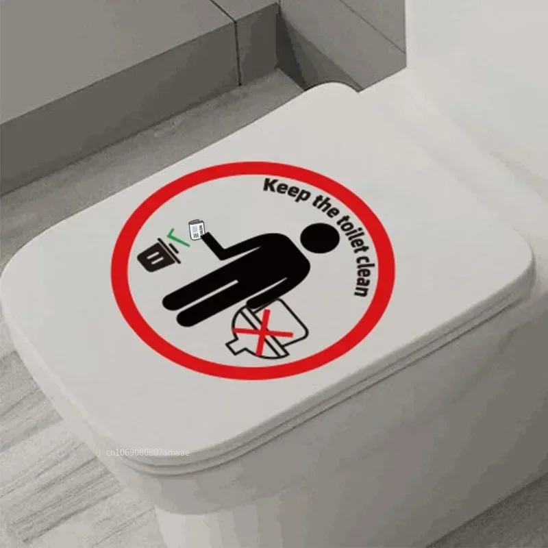 3D Toilet Stickers Personality Antics Removable Toilet Stickers Bathroom Wc Decoration Self-adhesive Wall Accessories vinyl stickers toilet stickers toilet wall stickers toilet seat stickers