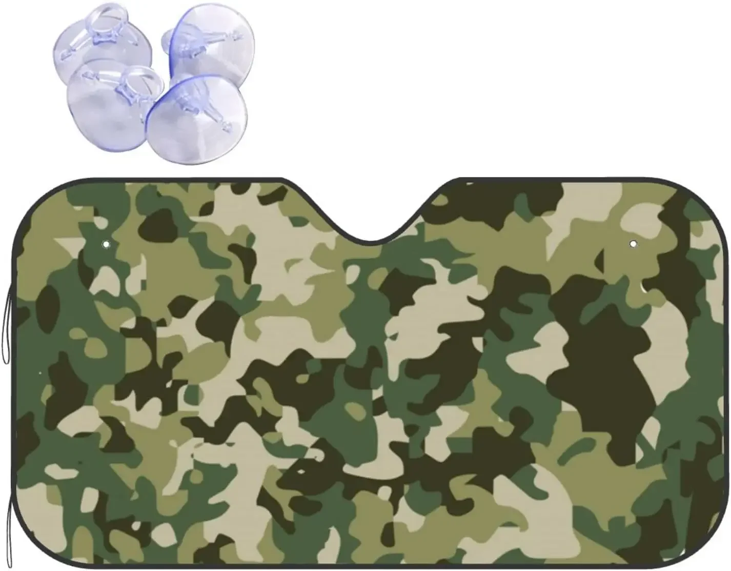 

Camouflage Pattern Sun Shade Car Front Window Sunshade for Most Sedans SUV Blocks Max Uv Rays and Keeps Your Vehicle Cool