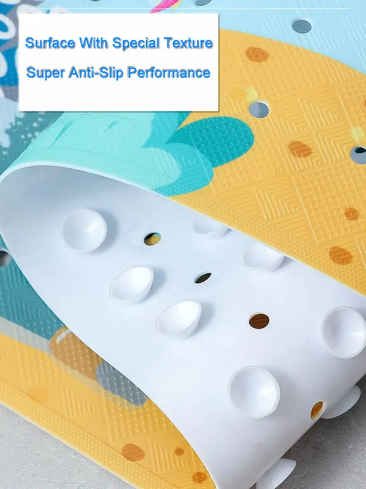 Tappetino Doccia Antiscivolo XL – 101 X 40 Cm – Con 200 Ventose E Design Artistico Colorato – Sicuro Per Adulti E Bambini