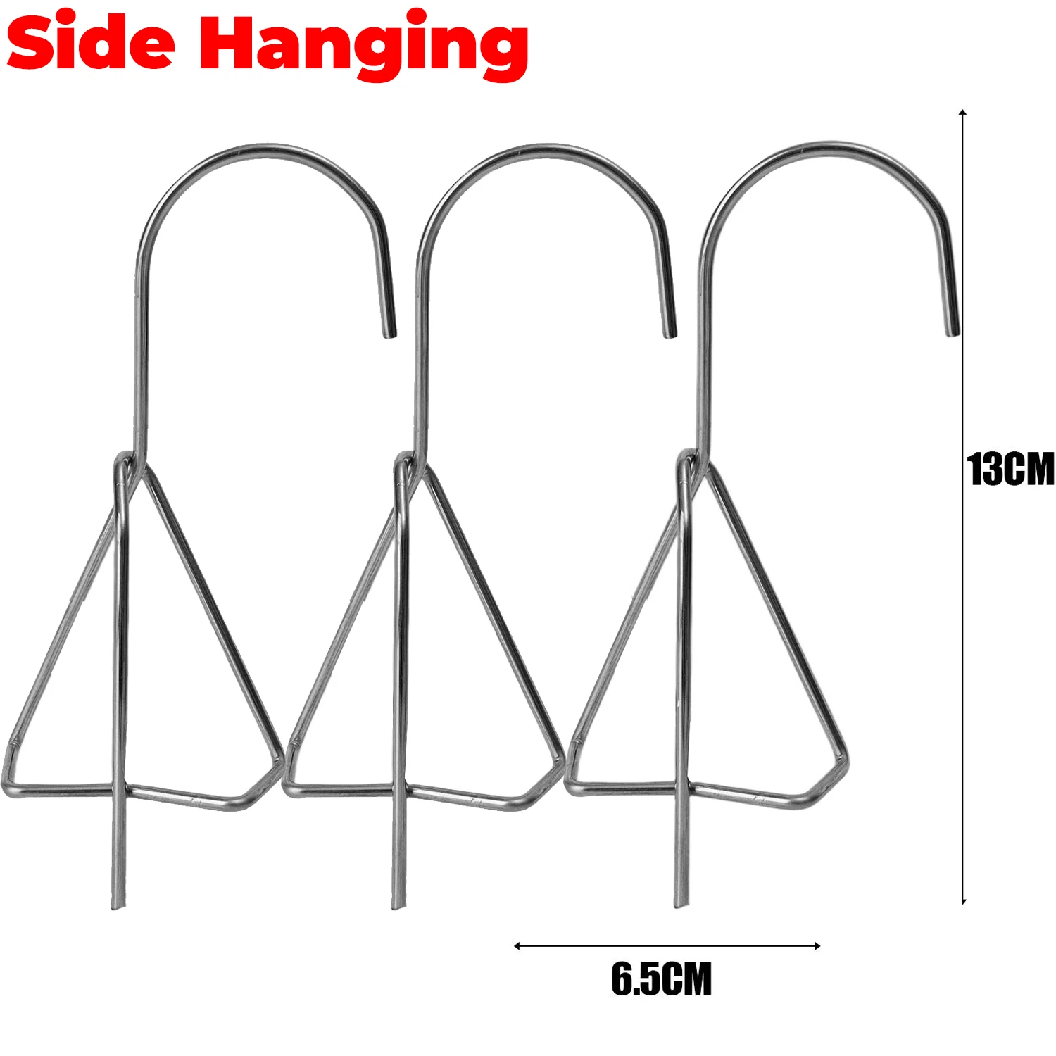 Outdoor Garden Wall-Mounted Stainless Steel Plant Hanger Clips