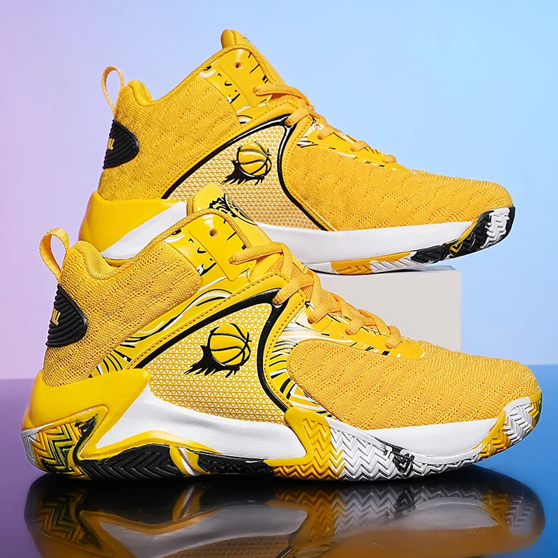 Basketball Shoes Men Breathable Outdoor Sports Gym Training Basketball Sneakers Big Size 48