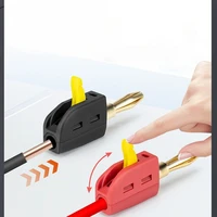 32A 4mm Solderless Banana Plug 4mm Quick Wire Connect Gold-plated Copper Banana Connectors Plugs Audio Copper Speakers Amplifier - Image 6