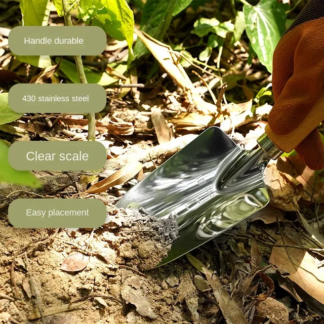 5-piece Stainless Steel Tool Shovel Garden Tool Rake Shovel Set Potted Vegetable Shovel Outdoor Planting Household Garden Tools 4
