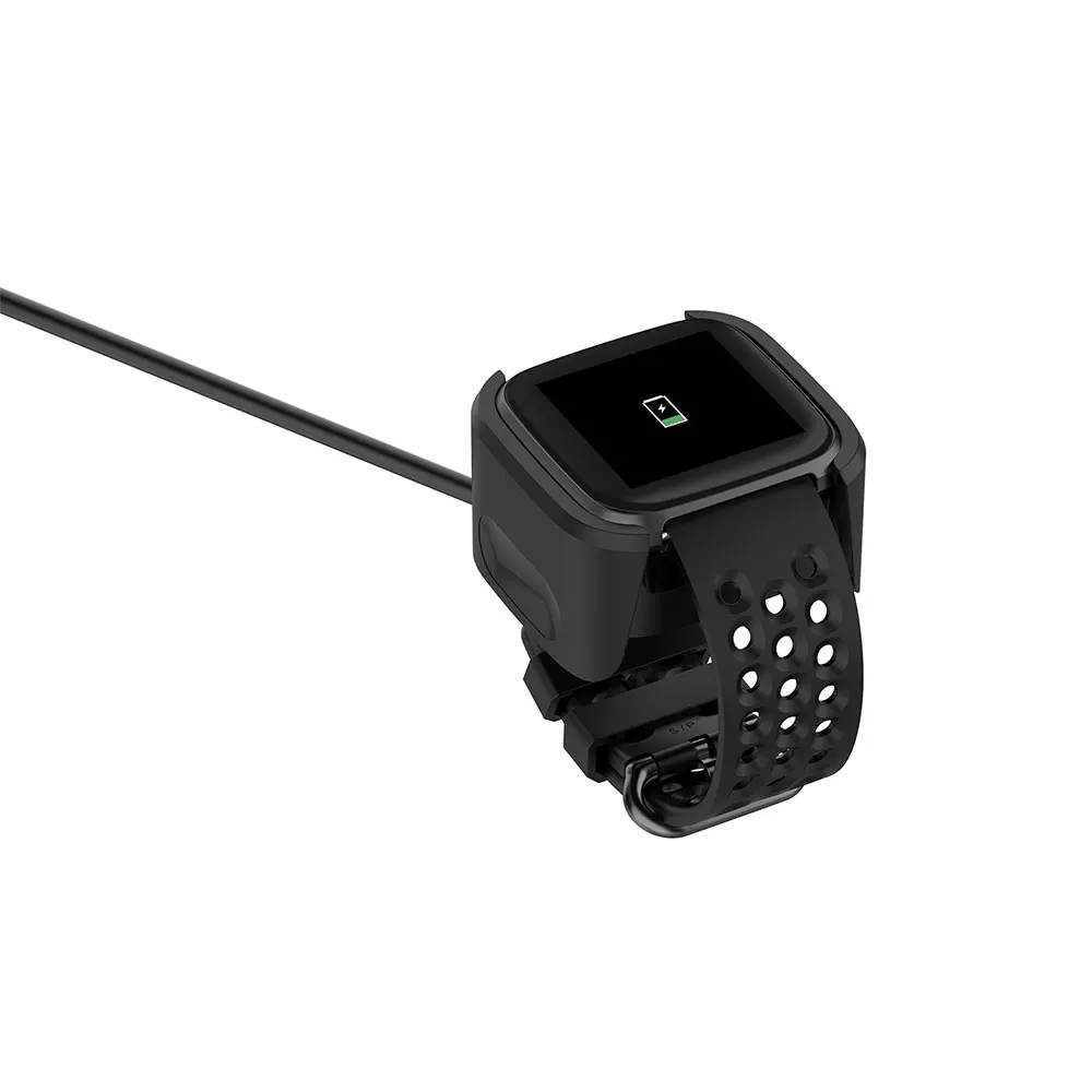 Fitbit Versa2 용 USB 충전기 스마트 팔찌 Fitbit Versa Lite Versa 2 용 USB 충전 케이블 케이블 코드 클립 독 액세서리
