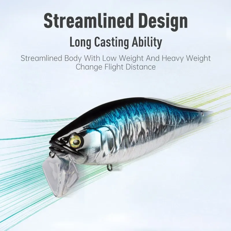 Leurre I-JACK Minnow 107.7mm 30g flottant avec système sonore - pour brochet et perche