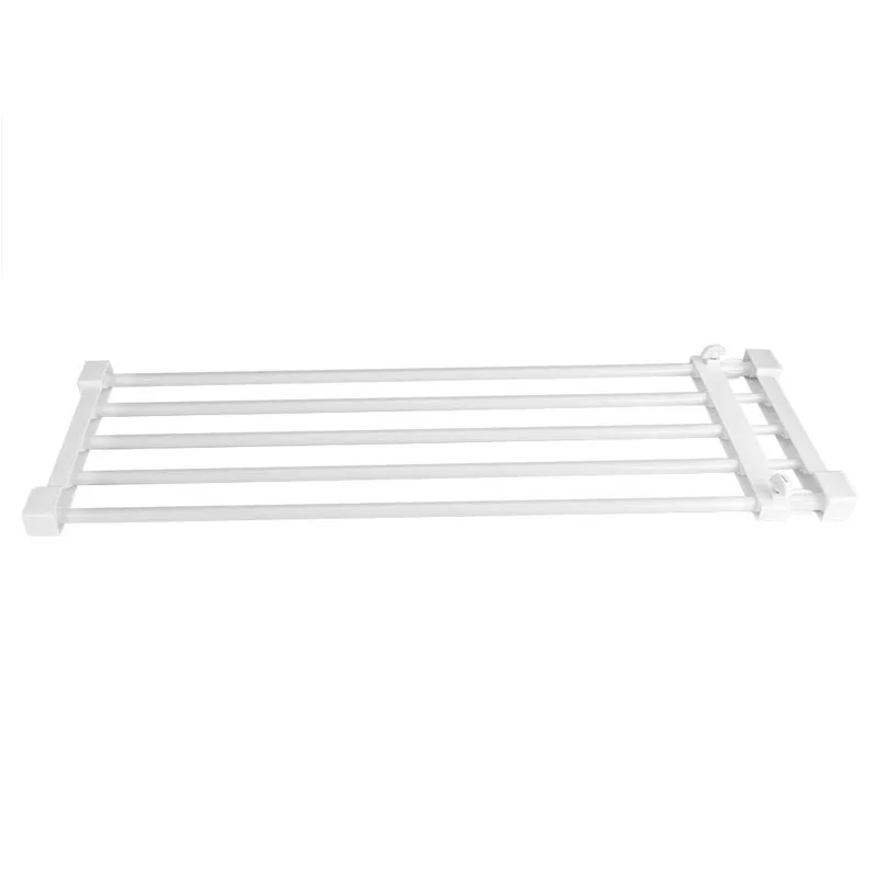 Conveniente 50-120cm ajustável telescópica armazenamento rack armário armário armário divisor divisória prateleira