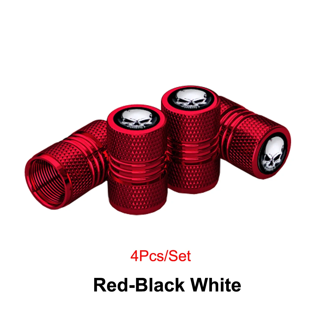 Skull -Red White