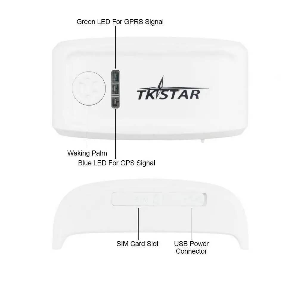 TK909 PET GPS Tracker for cats/dogs real-time FREE web platfrom No box 300g34e