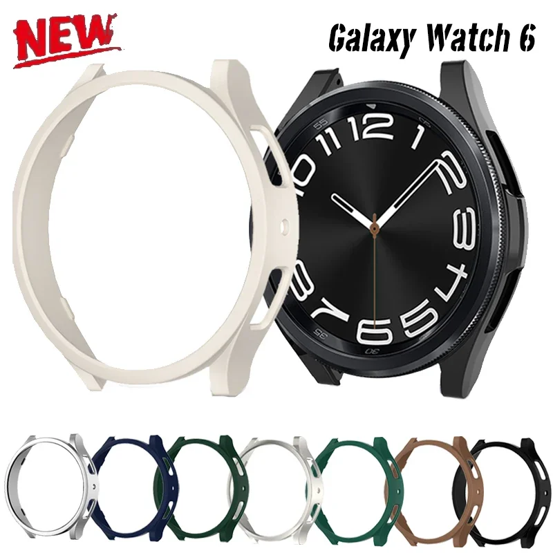 Custodia Per Samsung Galaxy Watch 6 40Mm 44Mm Pc Protect Shell Bumper Per Watch 6 Classic 43Mm 47Mm Smartwatch Protector Frame