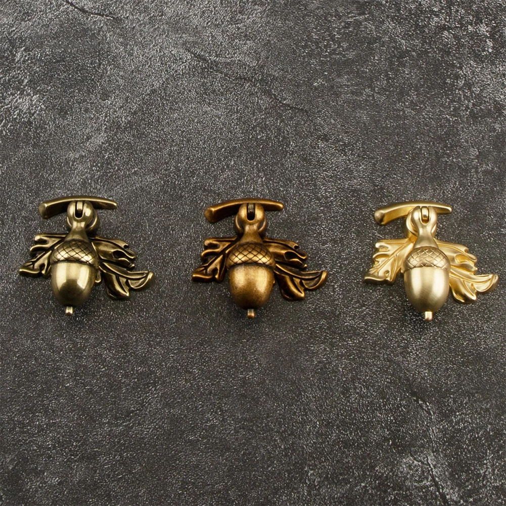 Drawer Knob Bronze Knob Acorn Handle Bronze Easy Installation Wide Application Zinc Alloy Bedside Cabinet Drawer