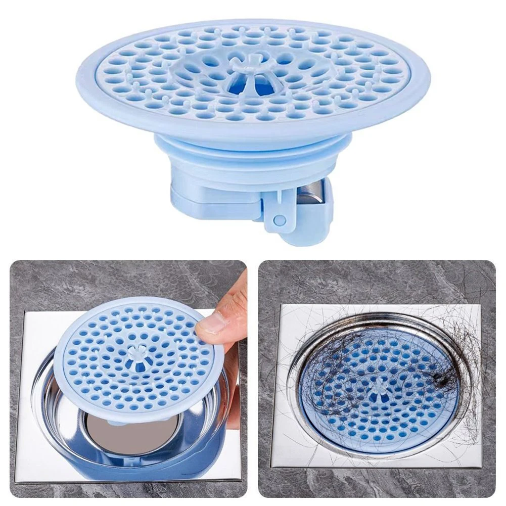 1pcs Floor Drain UFloor Drain Core Floor Shower Drain Stopper Anti-Odor Drainer Bathtub Leakage Hair Catcher Bathroom Tool