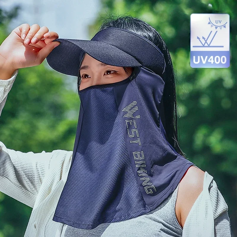 Balaclava Maschera Viso Protezione UV Sci Cappuccio Sole - Foto 12