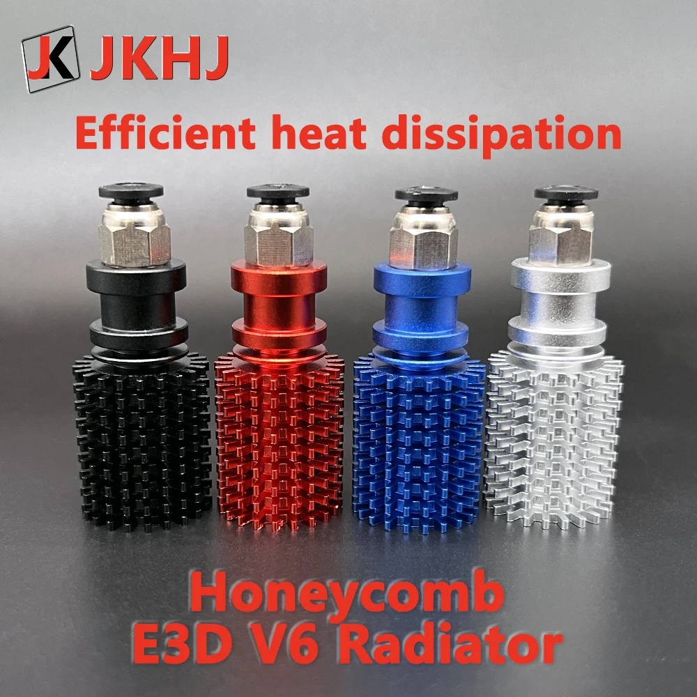 3D Printer Accessories E3D V6 Radiator Hotend Honeycomb Efficient Heat Conduction Parts Compatible With Titan Extruder free shipping 3d printer parts bowden extruder hotend cr10 heat sink all metal radiator for v6 creality cr 10 heatsinks