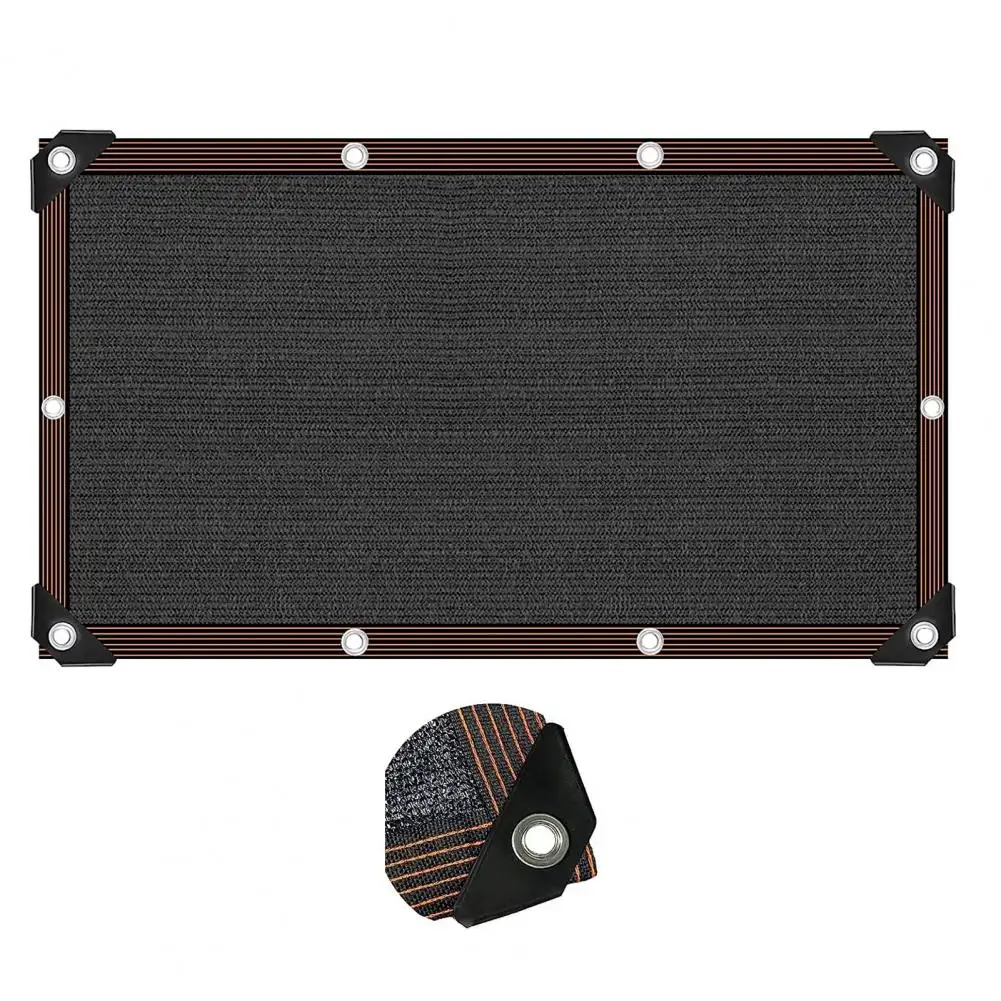 Panno Ombreggiante Nero Con Occhielli Giardino Serra Balcone Patio Pergola Piante Fiore Parasole Rete A Rete Ombreggiante