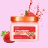 Vegan Mango Lemon Blueberry Strawberry Exfoliator Body Scrub Whitening Organic Face Shea Sugar Body Scrub 6