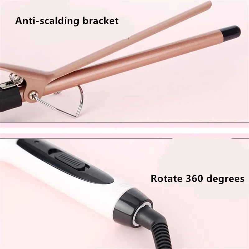 Hair Curler 1PC 9mm 13mm 22mm Electric Curling Iron Hair Waver Pear Flower Cone Curling Wand Styling Tool 2#