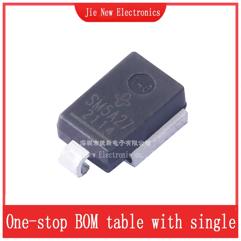 5PCS  SM5A27HE3/2D SM5A27 SM6A27HE3/2D  SM6A27  TVS Transient suppression stabilivolt Diode DO-218AB Stabilo