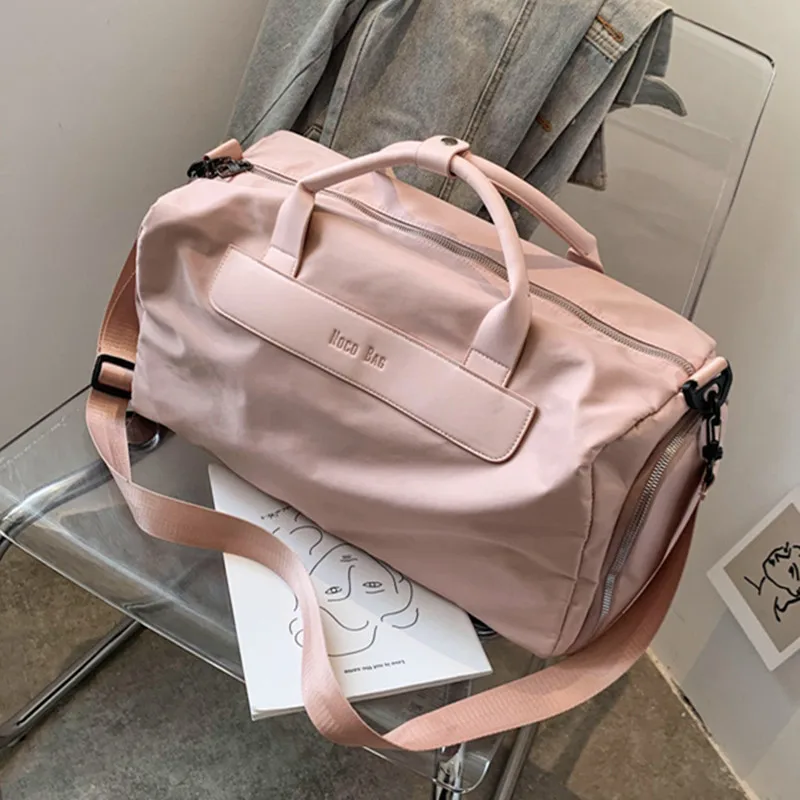 

New women's large capacity travel handbag dry wet sports Yoga Fitness bag fashion swimming shoulder bags weekend duffle handbag