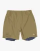 2024 New Camouflage Fashion Breathable Training Fitness Men's Shorts 2 IN1 Double Gym Male Bodybuilding Sports Elasticity Shorts 2